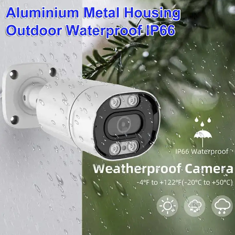 JideTech 8MP Fixed Bullet IP Camera Seetong App (BC9-8MP)