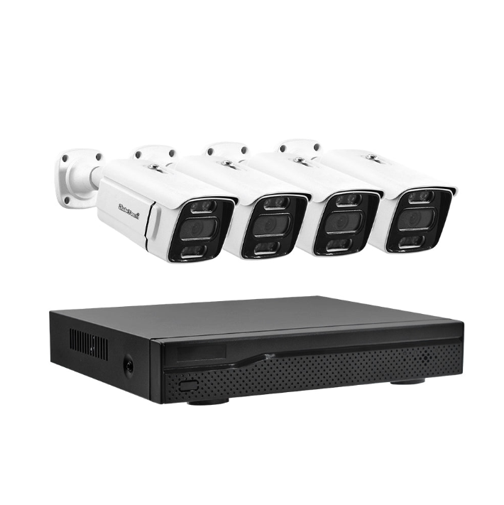 JideTech 4H 5MP Wired POE Security System (NK2-4H-5MP)