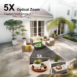 JideTech 5MP POE Camera Humanoid Detection PTZ Camera (P5-5X-5MP )