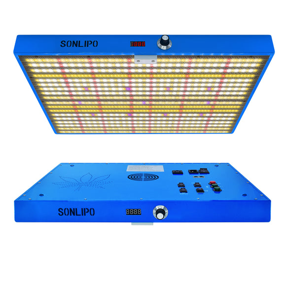 Sonlipo 240W LED Grow Light, 4x4 ft Coverage, Dimmable Full Spectrum, for Indoor Growing Hydroponic Sunrise Sunset Grow Lights,High Yield PPFD