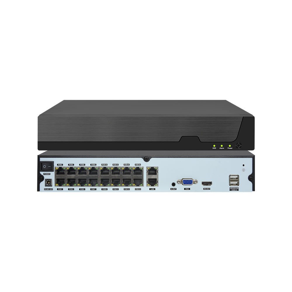 JideTech 16CH PoE Network Video Recorder (MN6116-P )