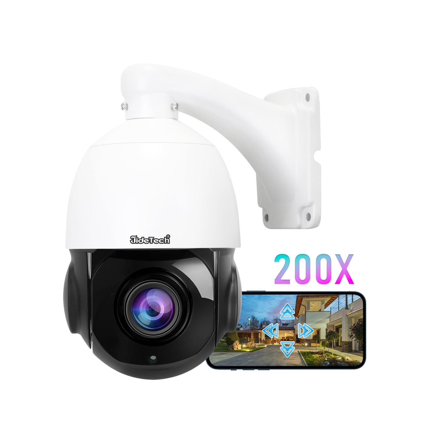 JideTech POE 5MP 20X Auto Tracking PTZ IP Security Camera (P2-20X-5MP)