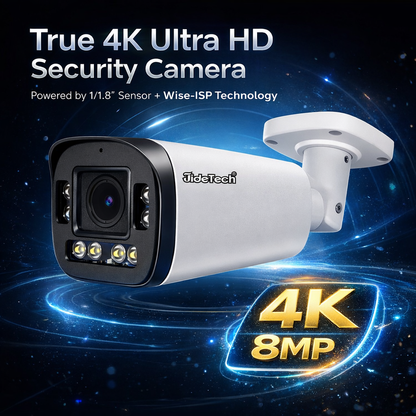 JideTech 5MP/8MP Wise-ISP PoE IP Bullet Camera