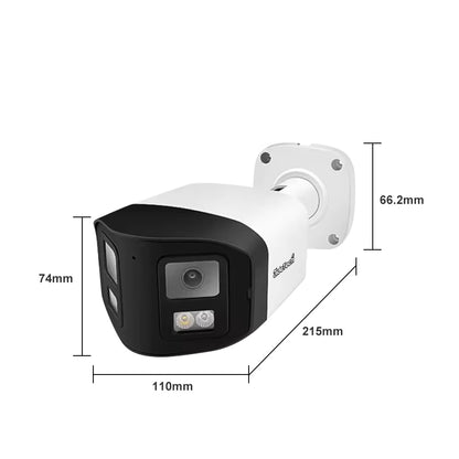 JideTech 180 ° Wide-angle 4MP/8MP Dual-Lens Bullet Camera （BC7-4MP-DL）