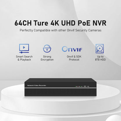 JideTech 64CH Professional Network Video Recorder (MN3264B)