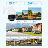 JideTech POE 5MP 20X Auto Tracking PTZ IP Security Camera (P2-20X-5MP)