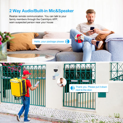 JideTech WiFi PTZ Camera 5MP 5X Optical Zoom (P3-5X-5MPW)