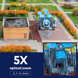 JideTech 8MP Motorized Zoom ColorVu IP Bullet Camera Seetong APP (BC2V-8MP)