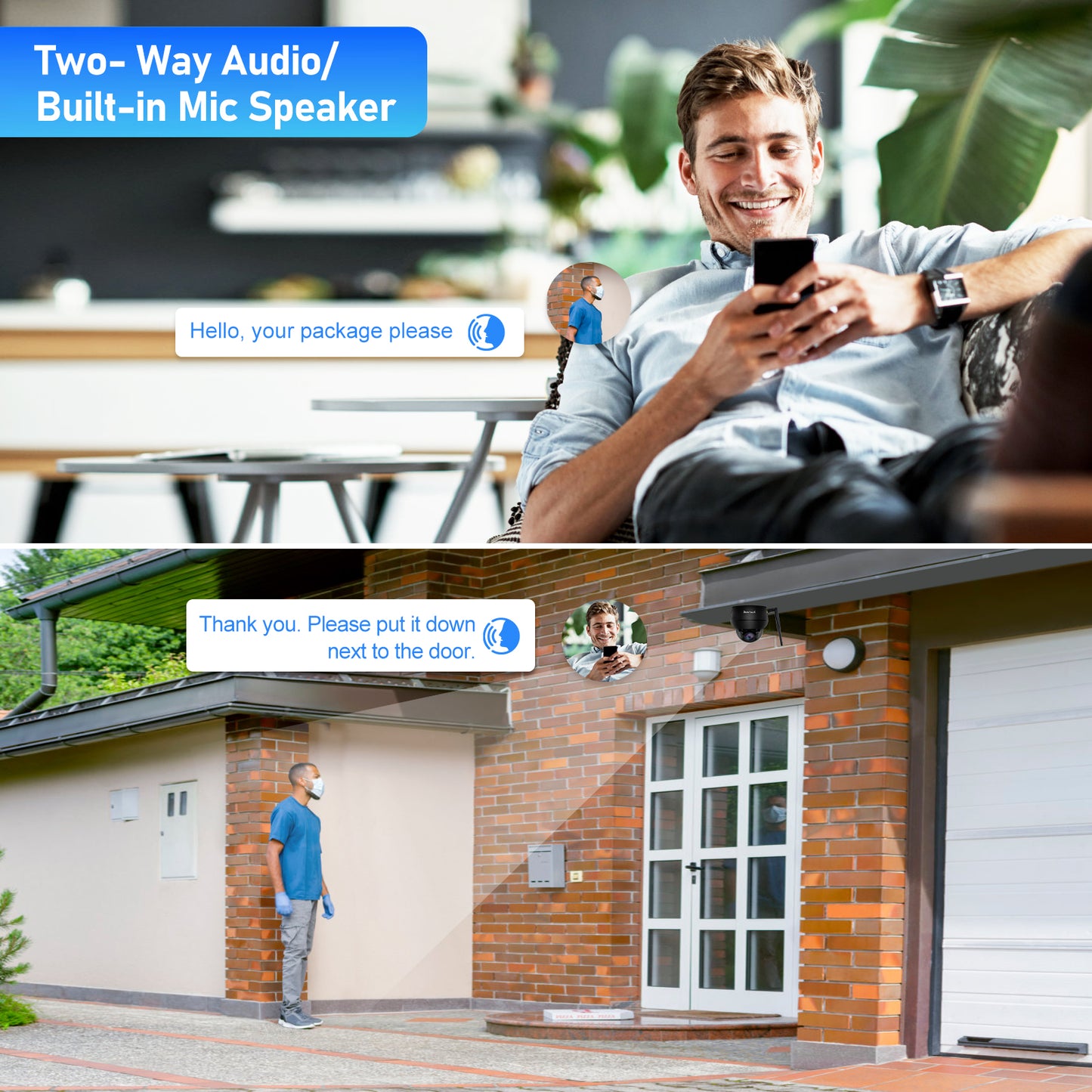 JideTech 5X 5MP Wi-Fi 2.5-inch Metal PTZ Camera (P1 Plus-5X-5MPWB)