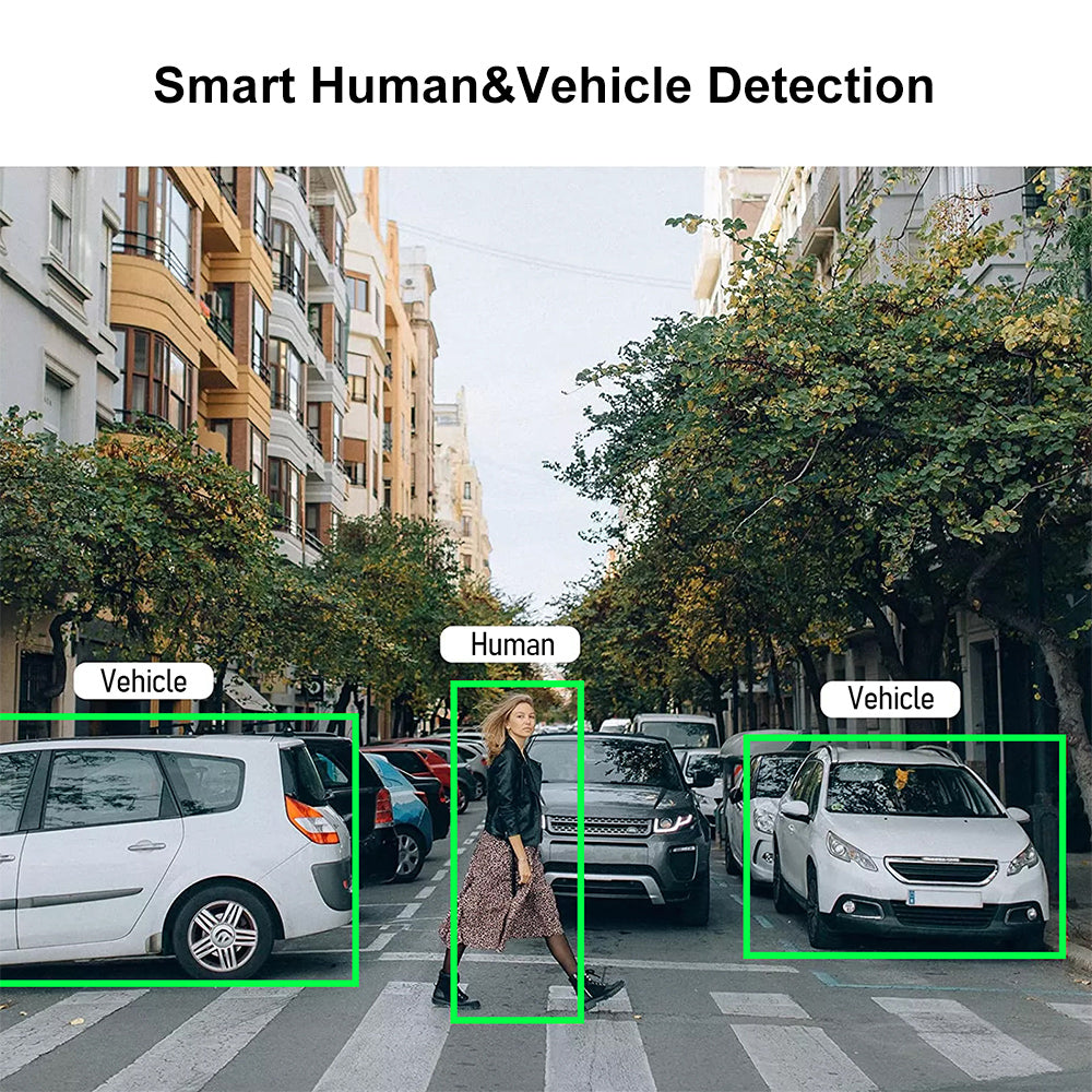 JideTech 180 ° Wide-angle 4MP/8MP Dual-Lens Bullet Camera （BC7-4MP-DL）