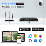 JideTech 8MP Fixed Dome IP Camera Seetong App (DM05-8MP)