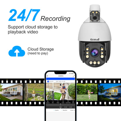 JideTech 20X 5MP Dual Lens High speed PTZ Camera (P25-20X-5MP)