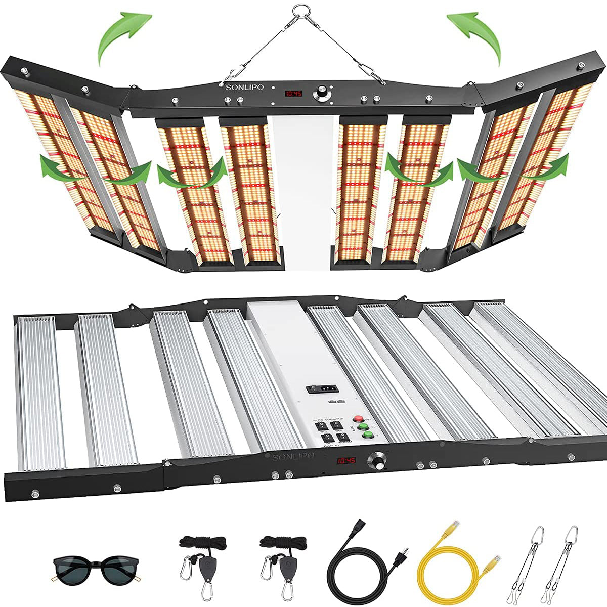 Sonlipo SPC6500 LED Grow Lights, 3 Type of Full Spectrum Grow Light 65