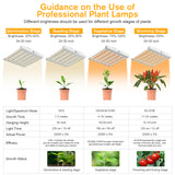 Sonlipo SPF2000 PRO LED Grow Light 200W with Full Spectrum Veg & Bloom Dimmer Timer - 4x4ft Coverage