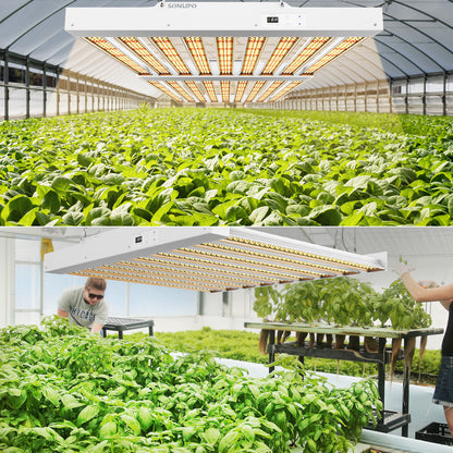 Sonlipo SPF4000PRO LED Grow Light 400W with Full Spectrum Veg & Bloom Dimmer Timer - 5x5ft Coverage