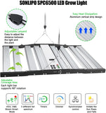 Sonlipo SPC6500 LED Grow Lights, 3 Type of Full Spectrum Grow Light 650W, 6x6 ft Coverage with 2928 Samsung LEDs